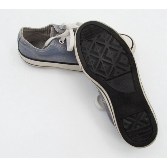 Converse Chuck Taylor All Star Low Top Canvas Shoes Womens 7 Star Stripe Lining - Picture 9 of 14